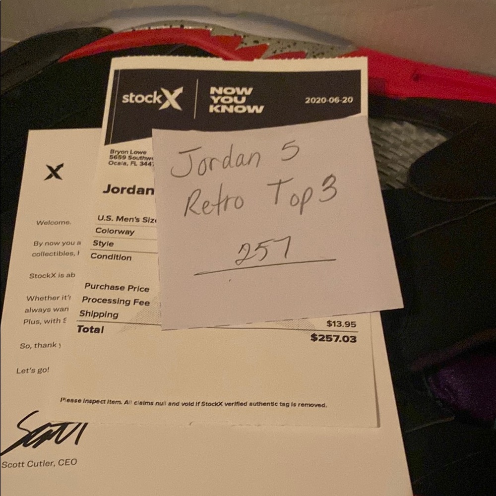 Jordan 5 Retro Top 3 Sneakers